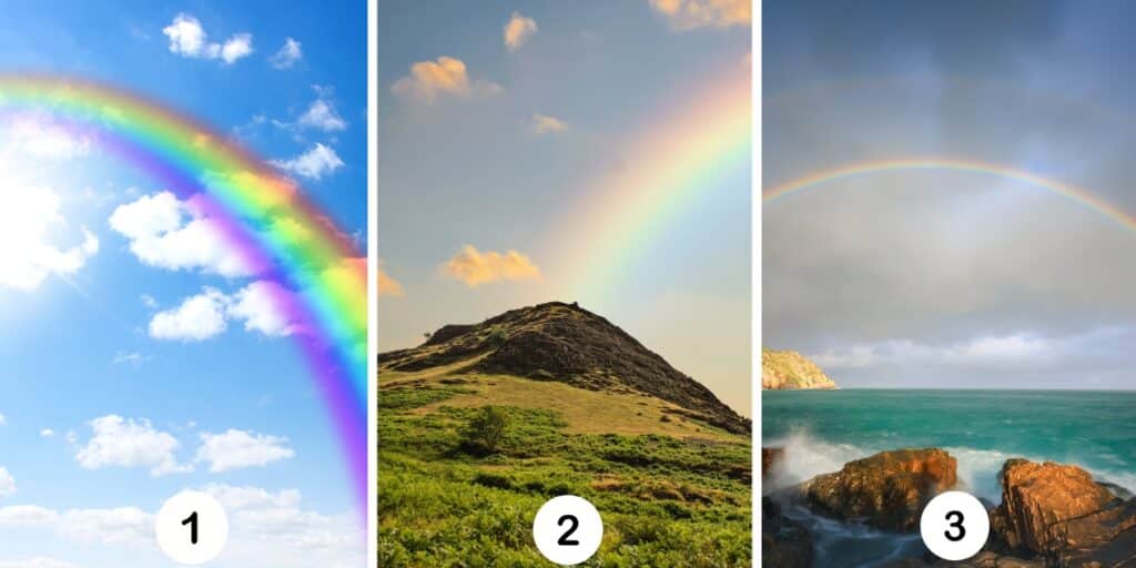 Test della personalità: Quale dei 3 arcobaleni riflette il tuo destino? Scopri la missione della tua vita!